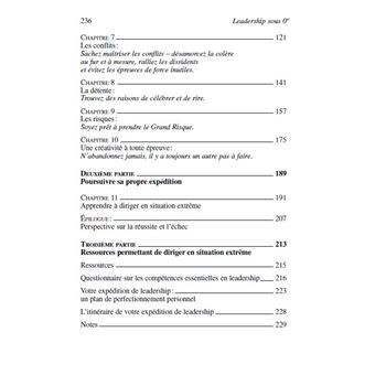 Leadership sous 0 degré - Leçons de leadership tirées de l'extraordinaire aventure de l'expédition