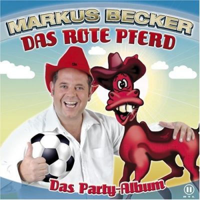 Rote pferd/das party