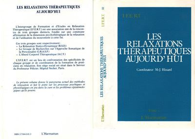Relaxations therapeutiques aujourd'hui