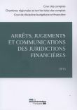 Arrêts, jugements et communications des juridictions financières 2015