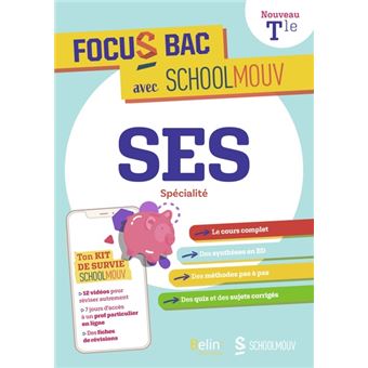 Focus Bac Fiches SES (Terminale Spécialité)