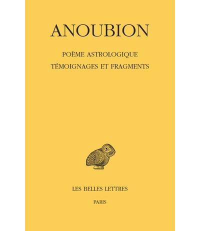 Poème astrologique. Témoignages et fragments