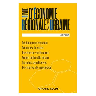 Revue d'économie régionale et urbaine Nº3/2021 Varia