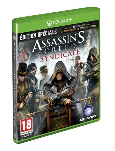 Pochette avant du jeu Assassin's Creed Syndicate Edition Spéciale Xbox One