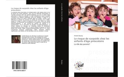 Le risque de surpoids chez les enfants d'age prescolaire - l