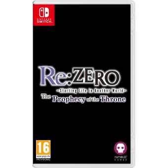 Re:ZERO Starting Life in Another World The Prophecy of the Throne Badge Edition Nintendo Switch