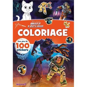 Disney Pixar Buzz l'Eclair - Coloriage avec plus de 100 stickers