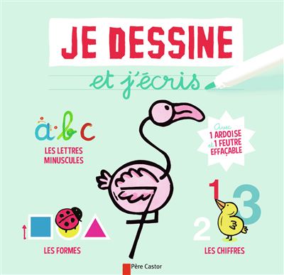 Je dessine comme un grand les formes, les chiffres, les lettres minuscules