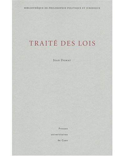 Traité des lois