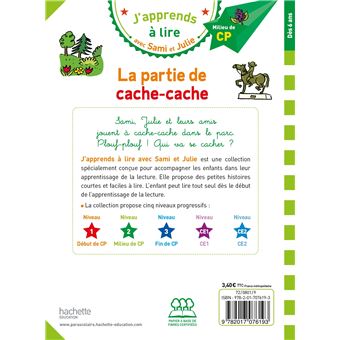 Sami et Julie CP Niveau 2 La partie de cache-cache