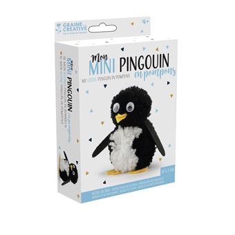 Kit Graine Créative pompons pingouin