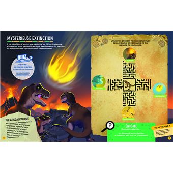 Les Incollables - Mission Dinosaures - Mes énigmes en stickers