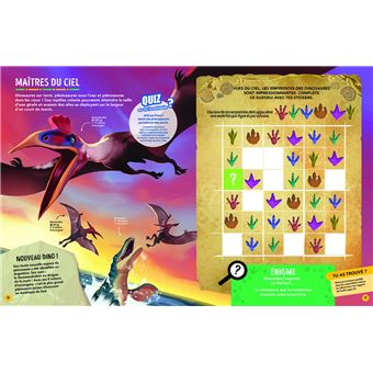 Les Incollables - Mission Dinosaures - Mes énigmes en stickers