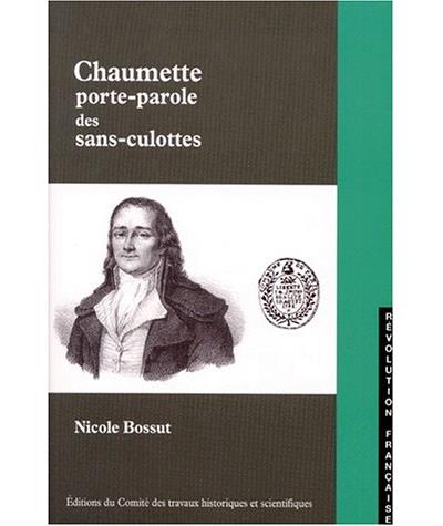 Chaumette porte-parole des sans-culottes