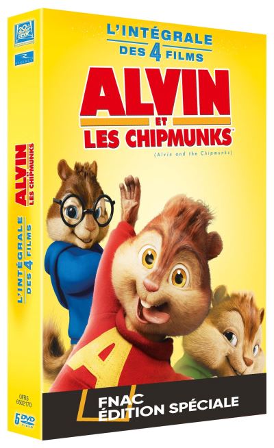 Coffret Alvin et les Chipmunks L'intégrale Edition Spéciale Fnac DVD