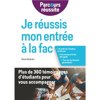 Je réussis mon entrée à la fac
