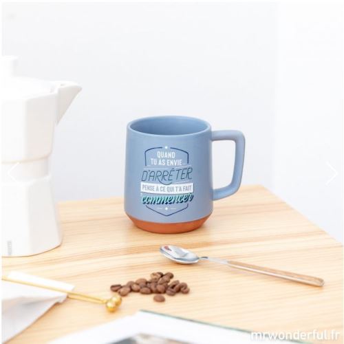 MRWONDER MUG TU AS ENVIE D'ARRETER