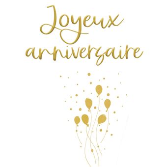Joyeux anniversaire !
