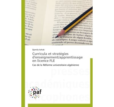 Curricula et stratégies d'enseignement/apprentissage en licence fle