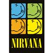 Poster Nirvana Smiley Squares