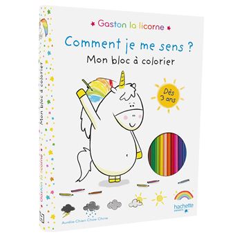 Les émotions de GastonGaston - Mon bloc à colorier