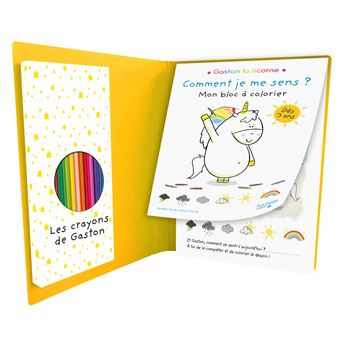 Gaston - Mon bloc à colorier