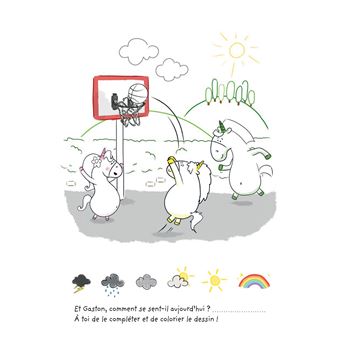 Gaston - Mon bloc à colorier