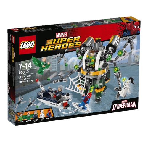 Acheter LEGO® Marvel Super Heroes 76059 Spider-Man : Le piège à tentacules de Doc Ock État correct - 130,80 € LEGO® Marvel Super Heroes 76059 Spider-Man : Le piège à tentacules de Doc Ock État correct - Lego reconditionné disponible sur Fnac