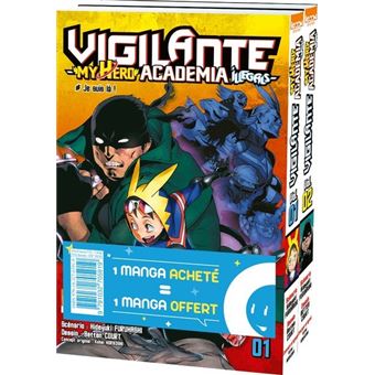 Pack offre découverte Vigilante - My Hero Academia Illegals T01 & T02