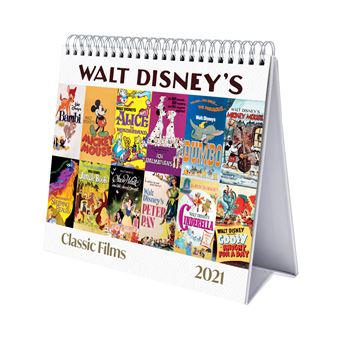 Calendrier Bureau 2021 Disney Classic Films