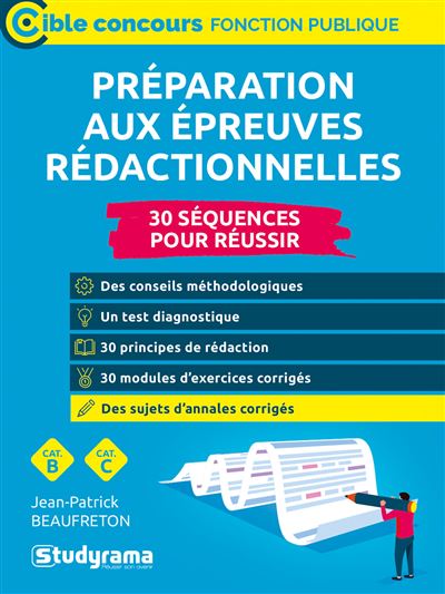 Préparation aux épreuves rédactionnelles - Jean Patrick Beaufreton - broché