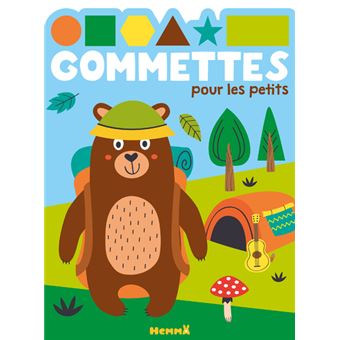 Gommettes pour les petits (Ours camping)