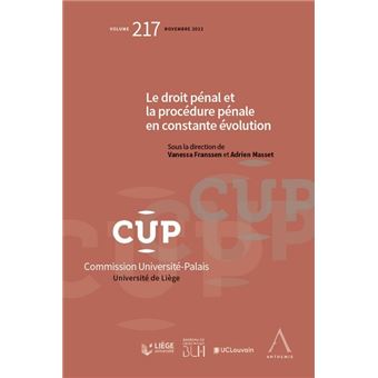 Le droit pénal et la procédure pénale en constante évolution