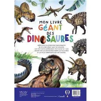 Mon livre géant des dinosaures