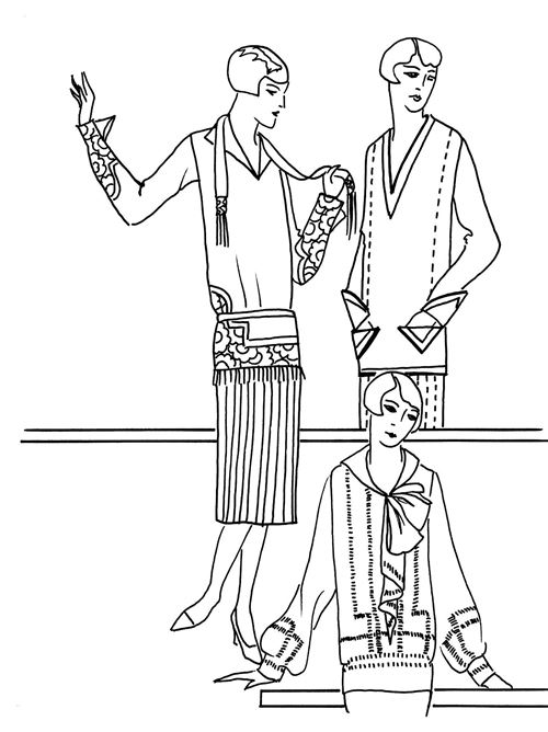 cocktail rétro mode femme habillée des années 1920 mode des années 1930