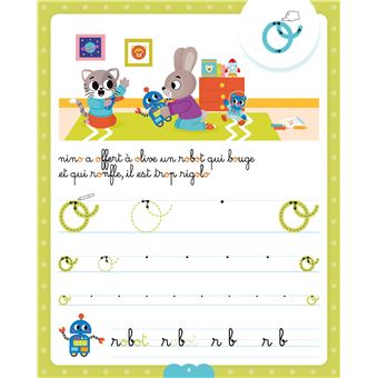 Les cahiers effaçables d'Olive - Mes premières lettres minuscules