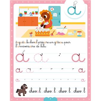 Les cahiers effaçables d'Olive - Mes premières lettres minuscules