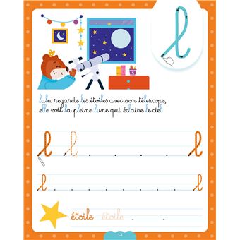 Les cahiers effaçables d'Olive - Mes premières lettres minuscules