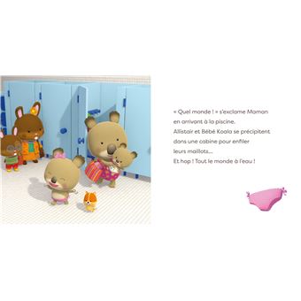 Bébé Koala à la piscine