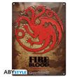 Plaque métal Game Of Thrones Targaryen