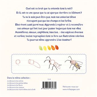 Je découvre les animaux sauvages dans ma ville et j'apprends à les reconnaître