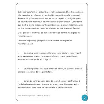 L'estime de soi par la photographie