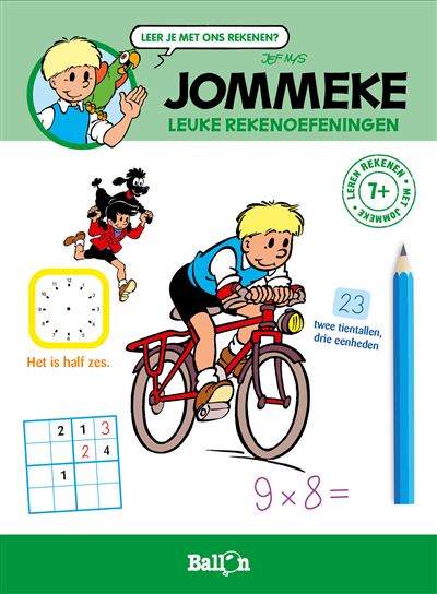 Jommeke oefenblok Tome 1 Jommeke Leuke rekenoefeningen 7 Ballon broché Achat