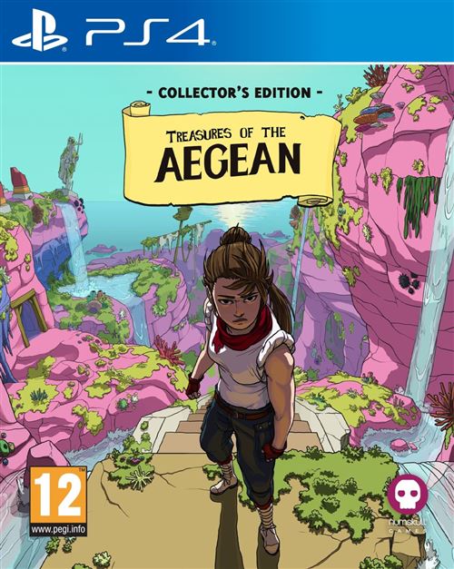 Pochette avant du jeu Treasures of the Aegean Collector's Edition PS4