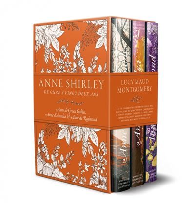 Coffret saga Anne Shirley 1 à 3 - De onze à vingt deux ans - Lucy Maud Montgomery - (donnée non spécifiée)