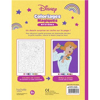 DISNEY PRINCESSES - Coloriages Magiques - Mystères