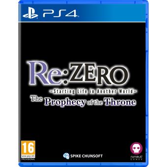 Re:ZERO Starting Life in Another World The Prophecy of the Throne Badge Edition PS4