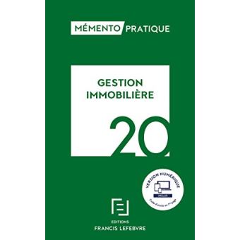 Memento gestion immobiliere 2020