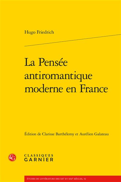 Pensée antiromantique moderne en France