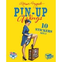 Pin-Up Wings - Pochette de stickers Pin-Up